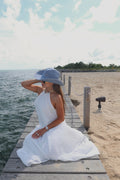 AURELIA HAT IN  CORNFLOWER BLUE